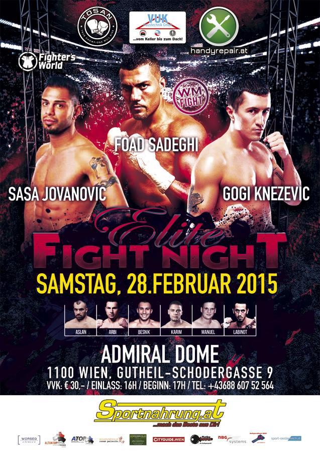 Elite Fight Night Admiral Dome 28.2.2015