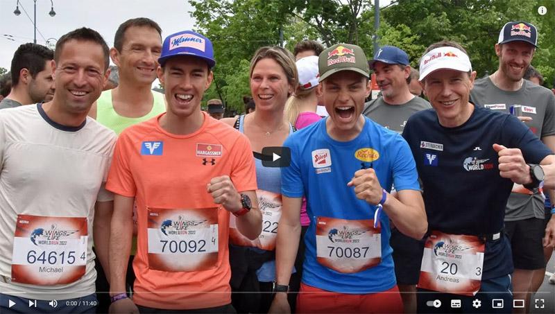 wings for life world run 2023 - die stars im interview