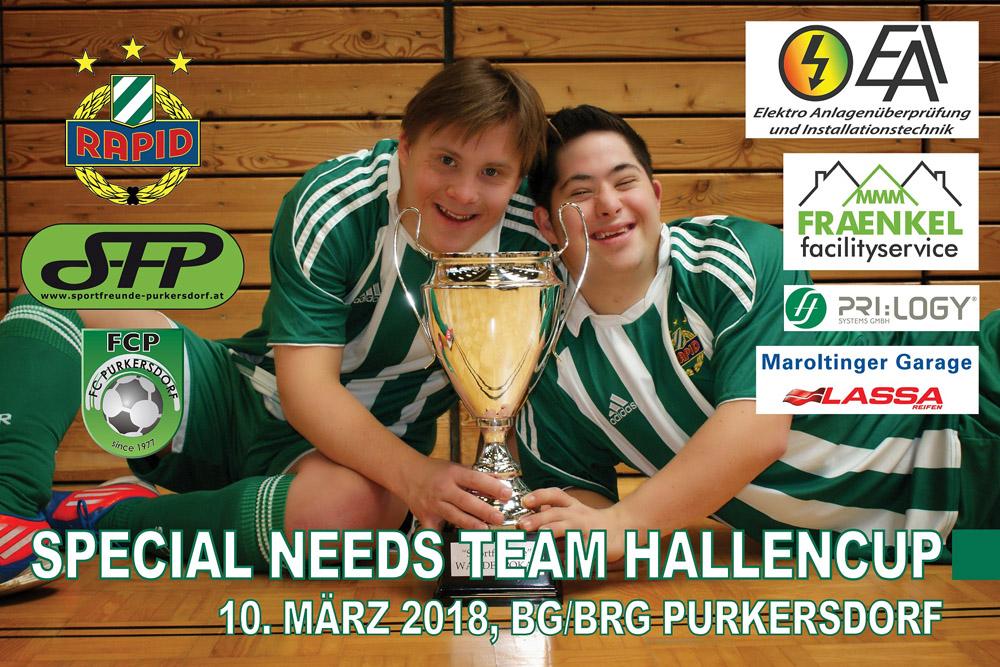 Special Needs Team Hallencup am 10. März 2018 in Purkersdorf