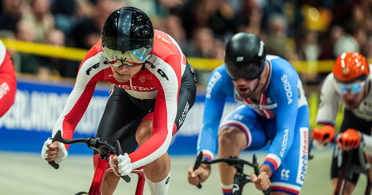 felix ritzinger bei bahnrad europameisterschaften 2024 in apeldoorn