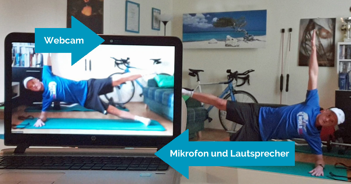 online fitnesstraining zu hause