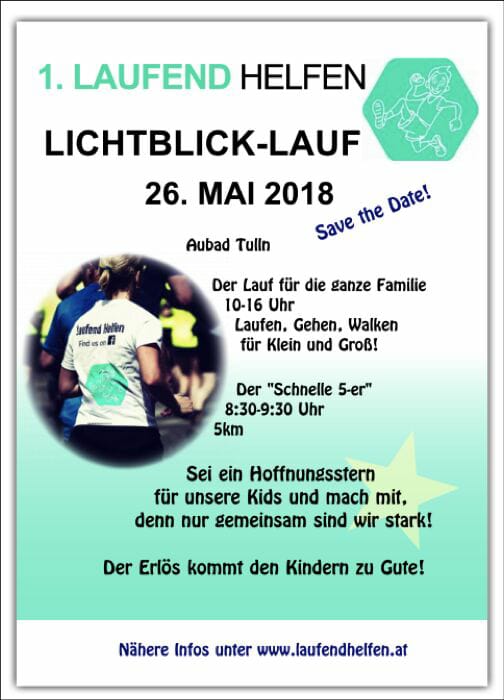 1. Lichtblick-Lauf Verein Laufend Helfen