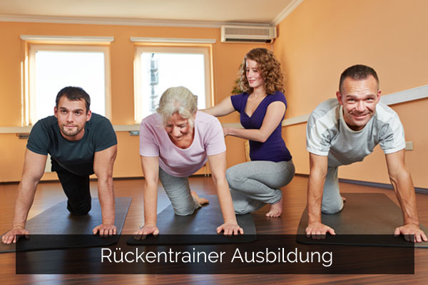 Rückentrainer Ausbildung