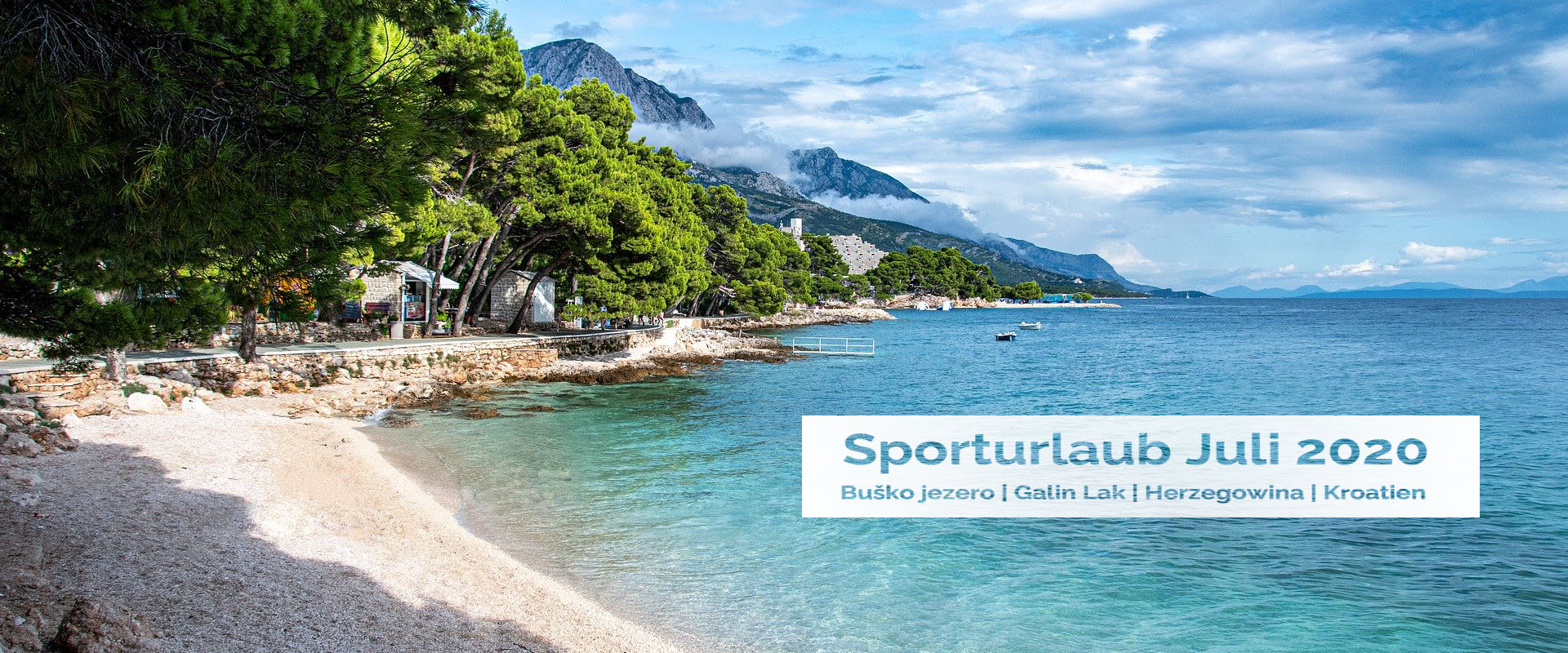 Sporturlaub Kroatien - Sommer 2020