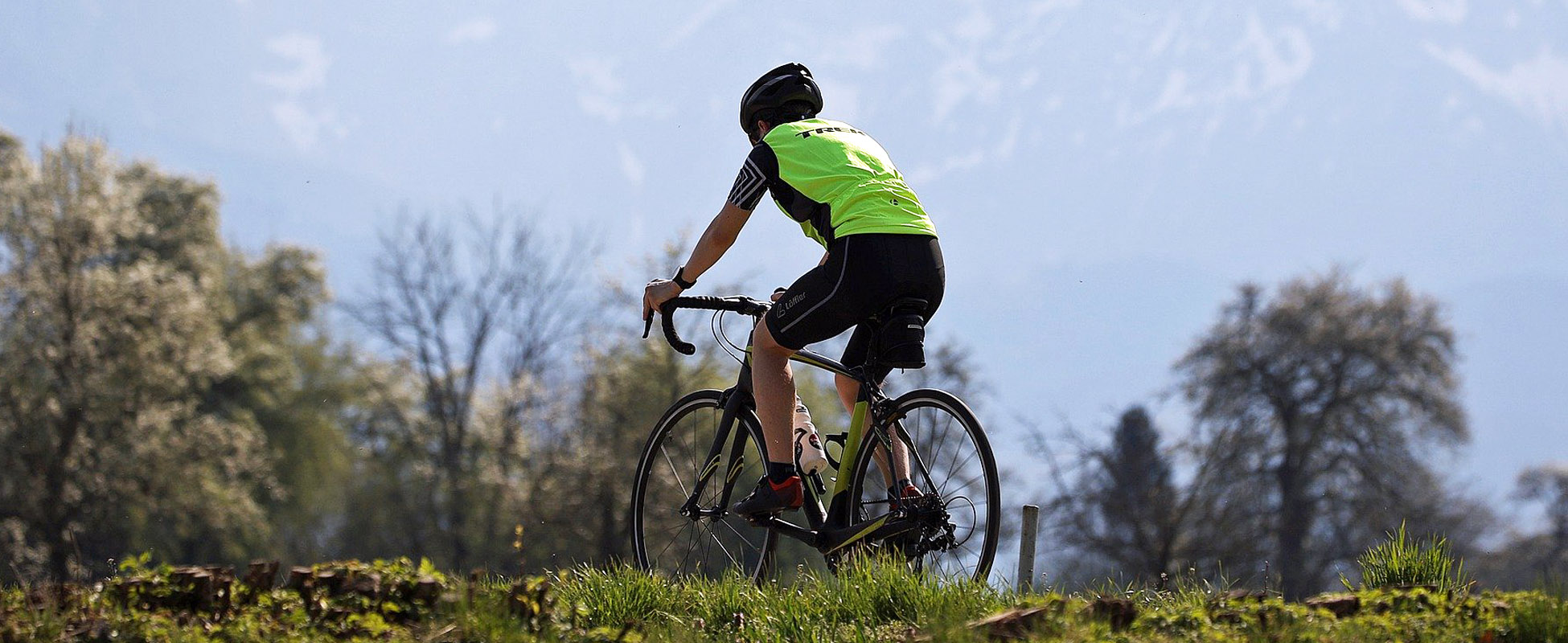 radfahren in der natur