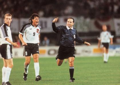 Toni Polster und Peter Stöger