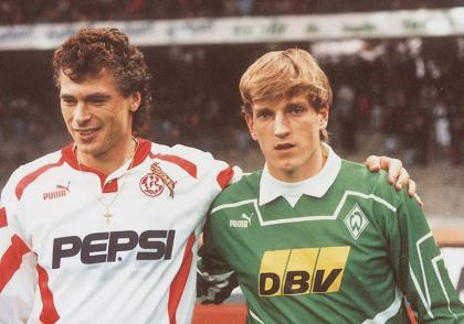 Toni Polster und Andreas Herzog