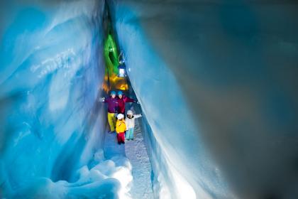 Natur Eis Palast Hintertuxer Gletscher