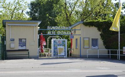 Bundesbad Alte Donau - Eingang