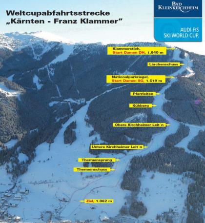Weltcupabfahrtsstrecke Kärnten - Franz Klammer