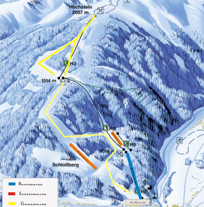 Skiweltcup Strecke Lienz