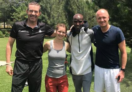 Mo Farah, Markus Steinacher, Harald Frritz, Ruth Reiter