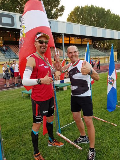 Retrorunning Weltmeisterschaft - Dominik Pacher und Peter Wassermann