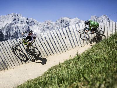 Steilkurven Wallride Mountainbiken