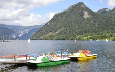 Tretbootfahren Grundlsee