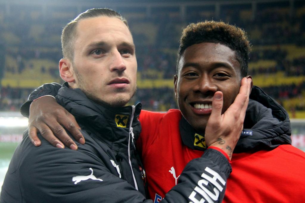 Marco Arnautovic und David Alaba