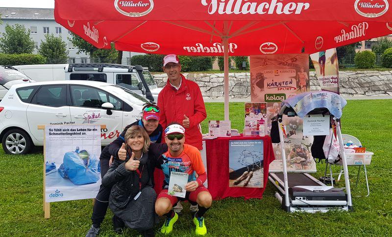 Die Charity-Sportler Alexander Radin und Dominik Pacher laden zum 3. Draustadtlauf Halbmarathon Villach