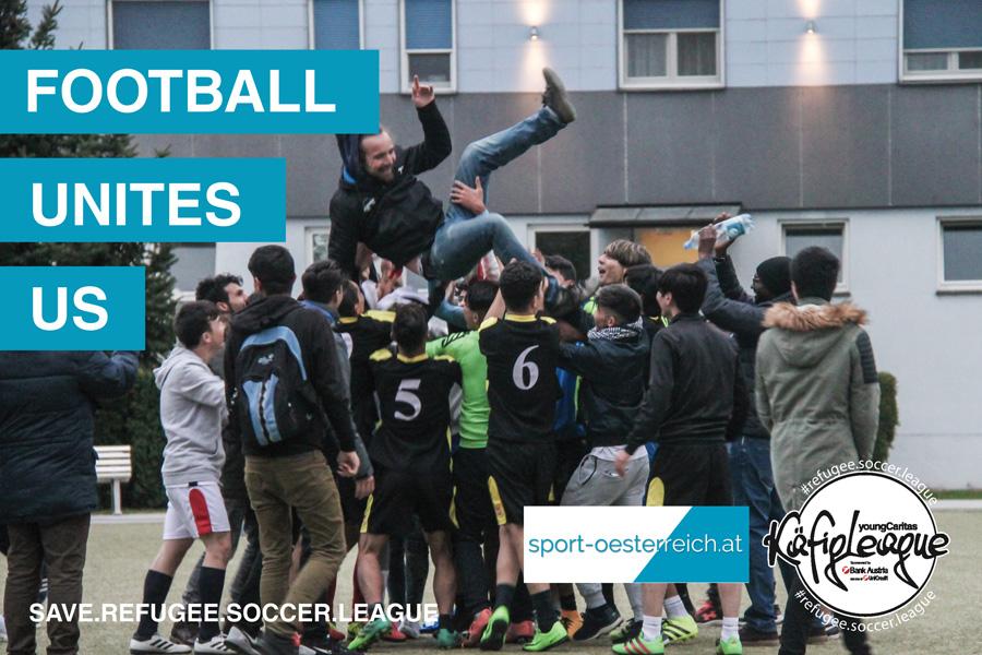 SAVE.REFUGEE.SOCCER.LEAGUE - das Crowdfunding-Projekt der Käfig League