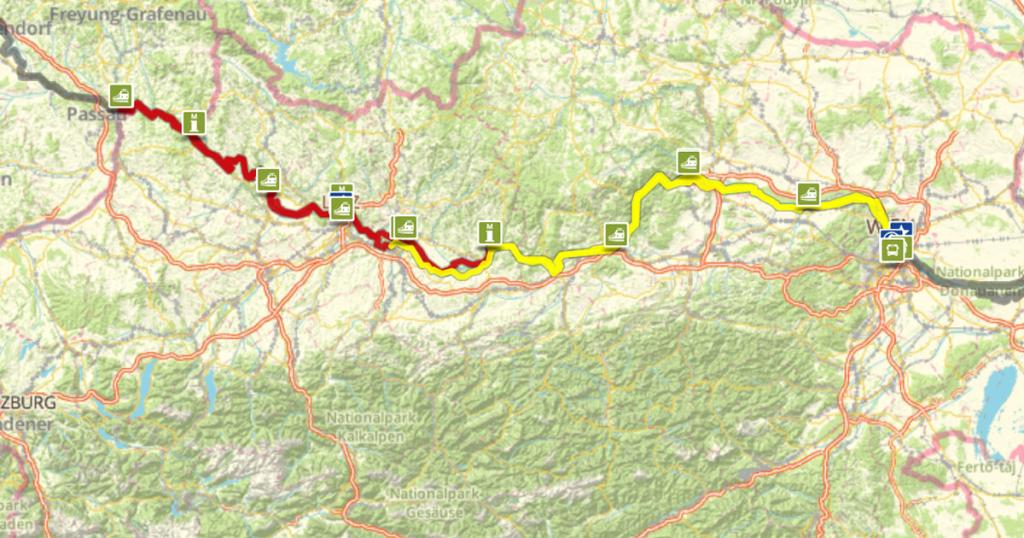 donauradweg eurovelo 6 passau wien