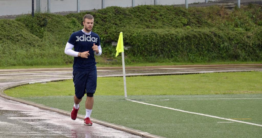 Marco Maric - Lauftraining im Sportzentrum Marswiese