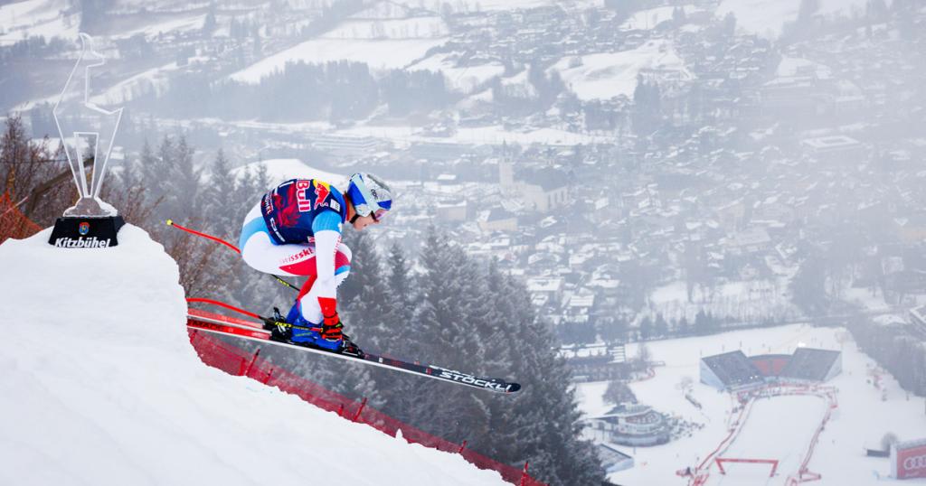 marco odermatt knieverletzung bei abfahrt in kitzbühel am 20.1.2023