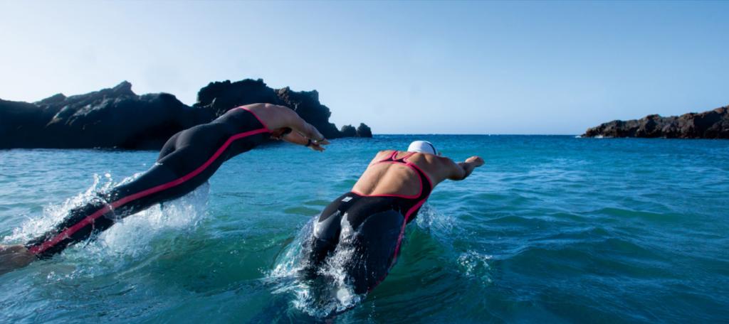 Neopren Testschwimmen