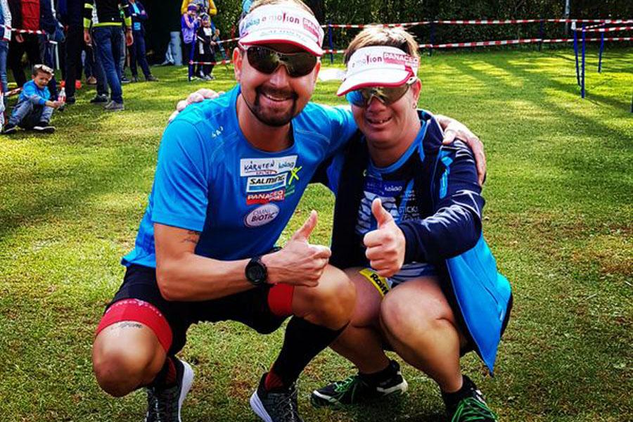 Alexander Radin und Dominik Pacher beim 31. Pustertaler Herbstlauf 2019