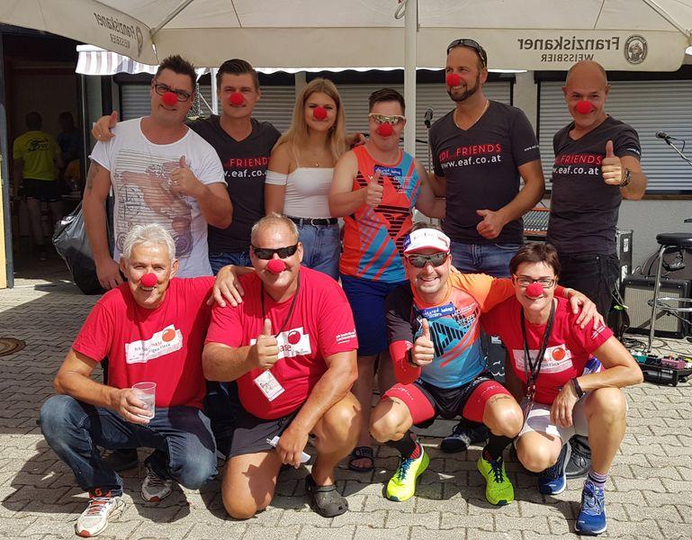 Alexander Radin und Dominik Pacher beim Villacher Rote Nasen Lauf 2019