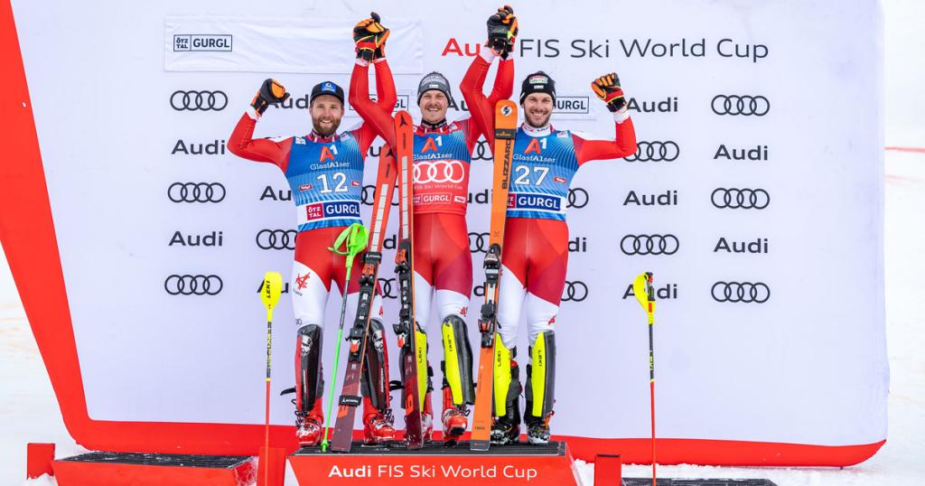 manuel feller gewinnt bei herren slalom in gurgl