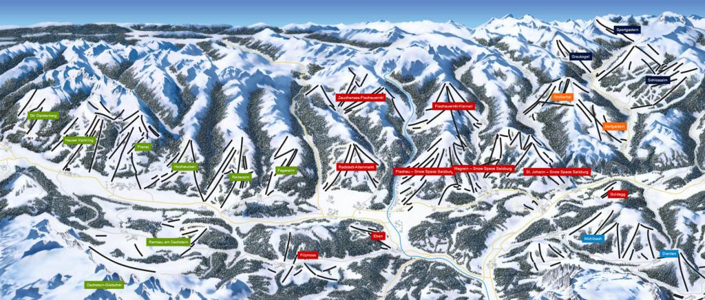 ski amade pistenplan