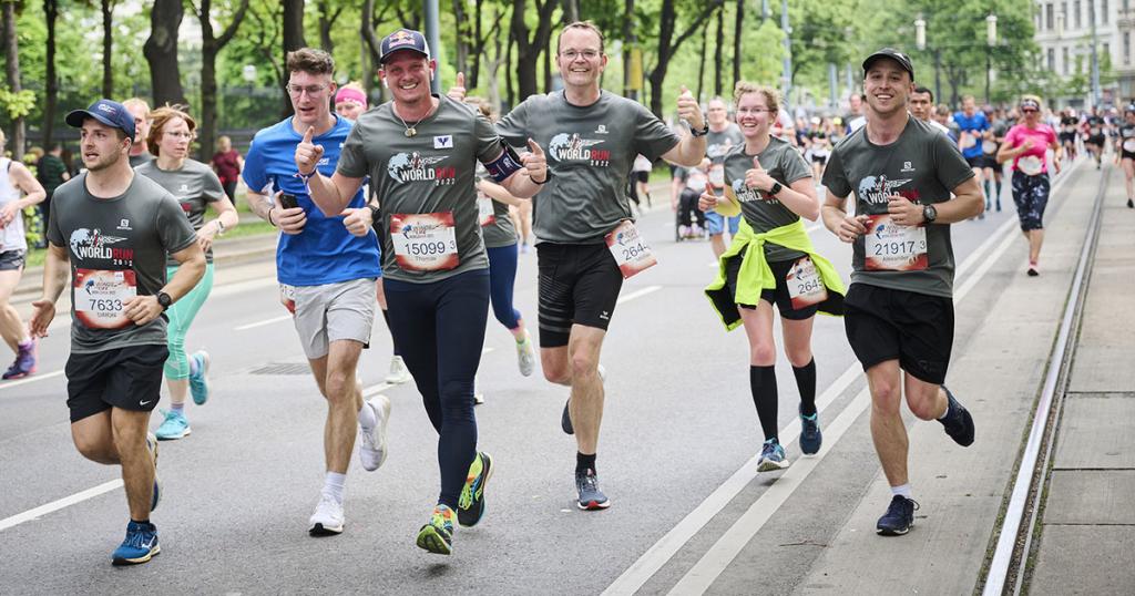Thomas Morgenstern beim Wings for Life World Run Flagship Run in Wien