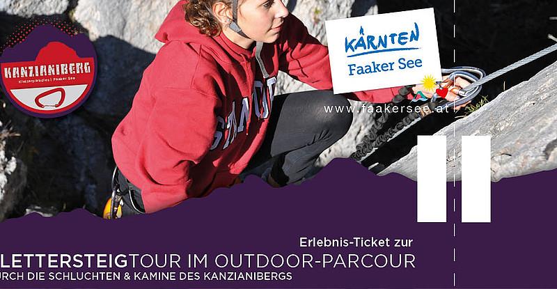 Erlebnisticket Klettersteigtour Kanzianiberg