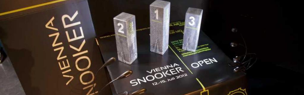 Pokale der Vienna Snooker Open