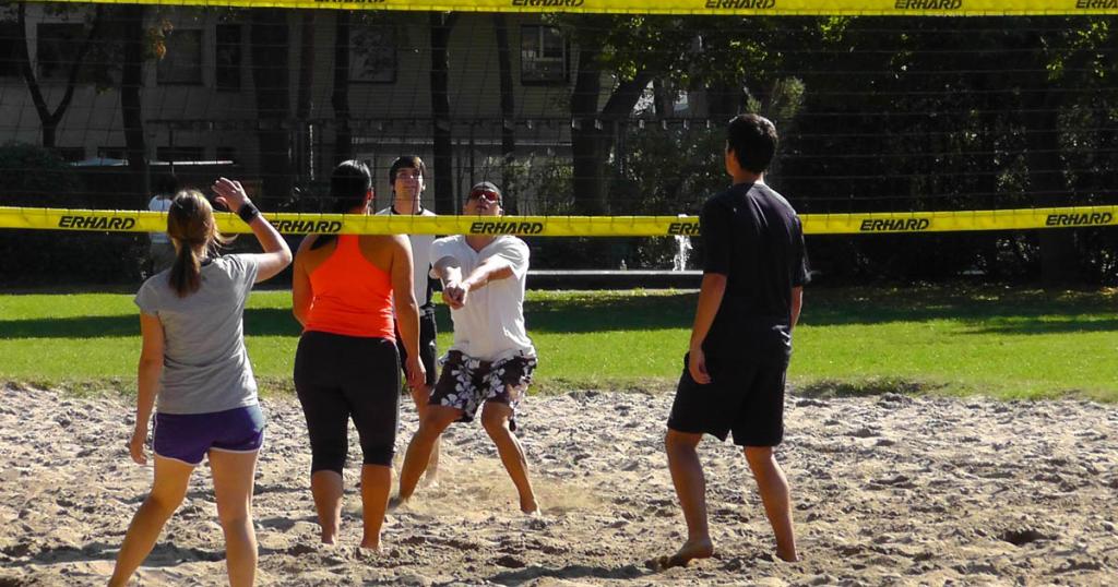 beachvolleyballspielen in wien