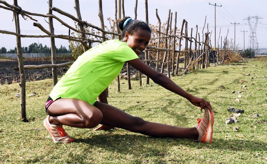 Lauftraining in Ethiopien