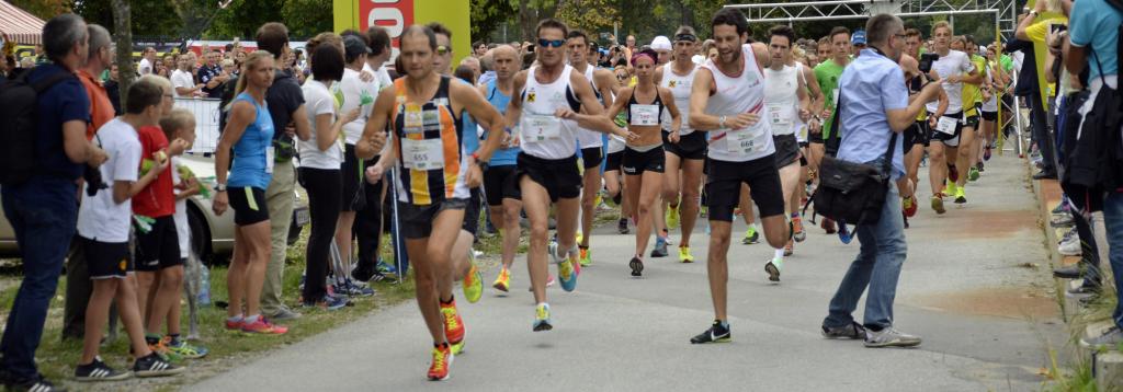 Christian Pflügl beim LG Apfelland Lauf 2015 am Stubenbergsee