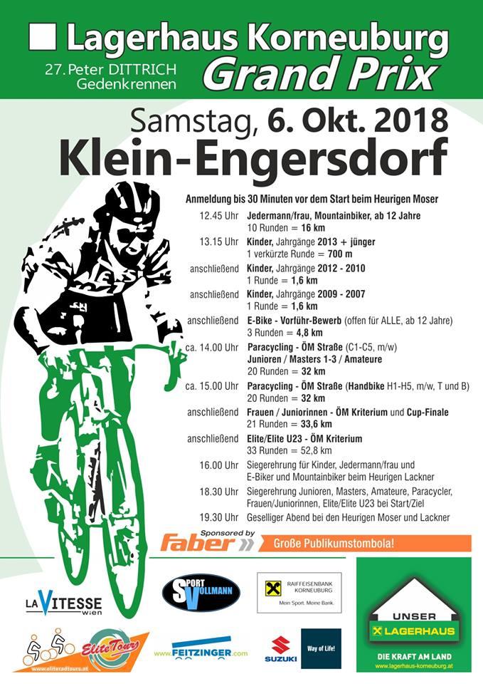 27. Peter Dittrich Gedenkrennen am 6. Oktober 2018 in Klein-Engersdorf