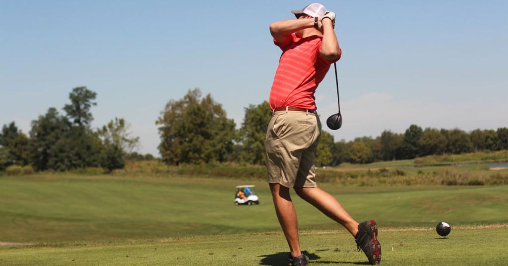 Rückenschmerzen beim Golfspielen