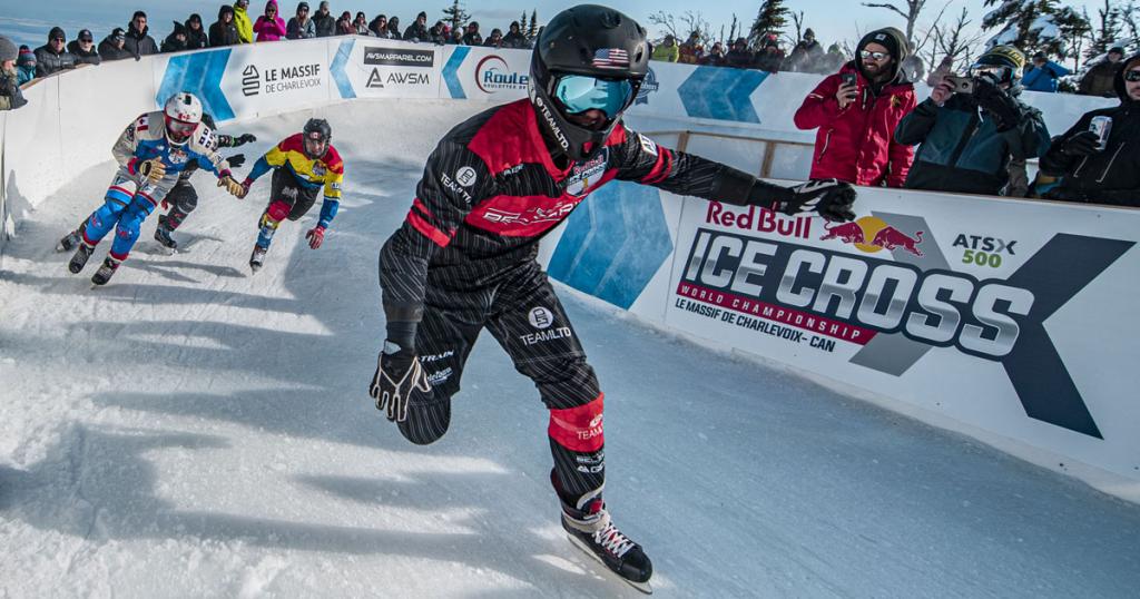 Ice Cross Champion Cameron Naasz © Red Bull Content Pool