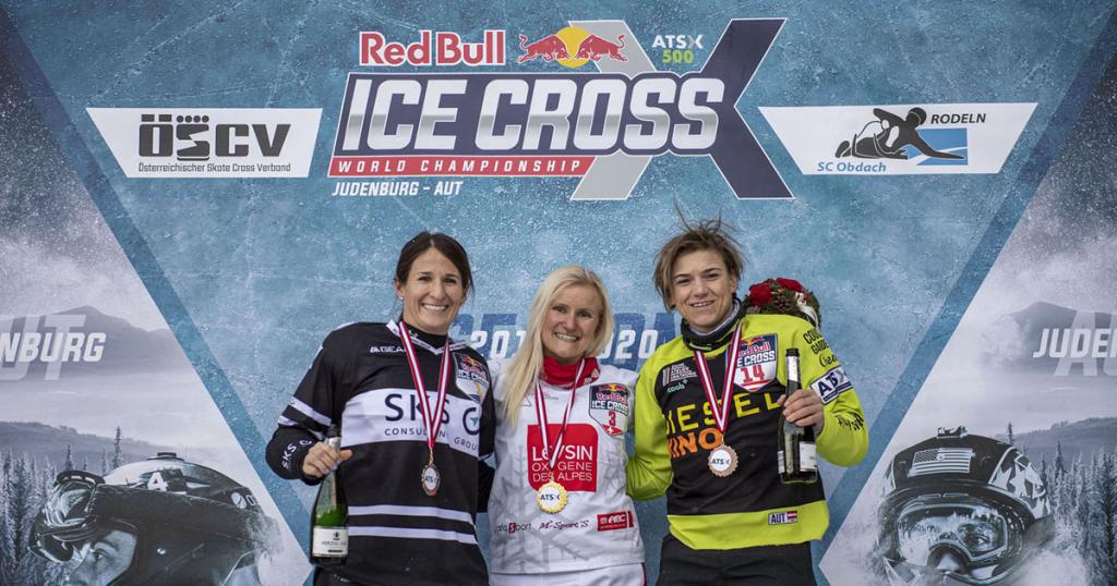 Ice Cross Downhill Veronika Windisch © Red Bull Content Pool