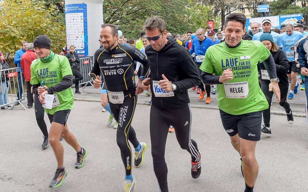 Krebsforschungslauf - Helge Payer - Markus Steinacher - Andreas Gindlhumer