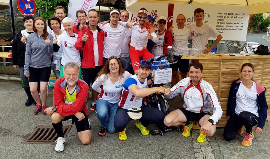 Dominik Pacher und Alexander Radin beim Lebenslauf 2018 und Frühlingsfest Glanhofen