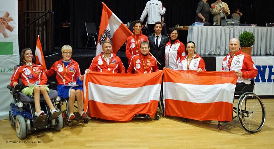 8 Mal Gold für Österreich beim Internationalen Para Dance Sport Mainhattencup 2018