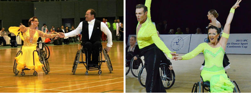 Rollstuhl Tanzpaare