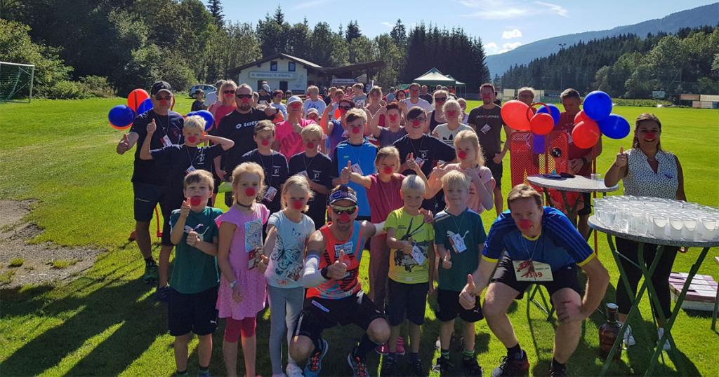 Dominik Pacher beim Rote Nasen Lauf 2018 in Weißbriach