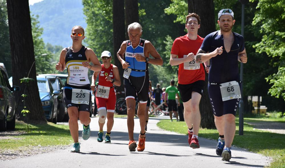 Laufen beim Klosterneuburg Triathlon