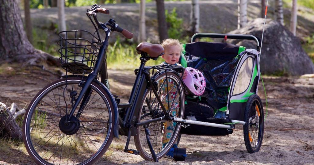 sicherheit kinderfahrradanhänger