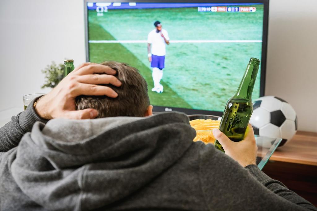 Der Zuschauer und Fan sitzt lieber zu Hause vor dem TV