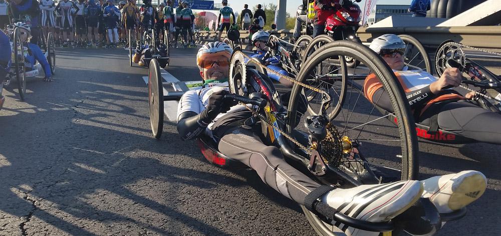 Walter Ablinger - Handbike Halbmarathon Sieger