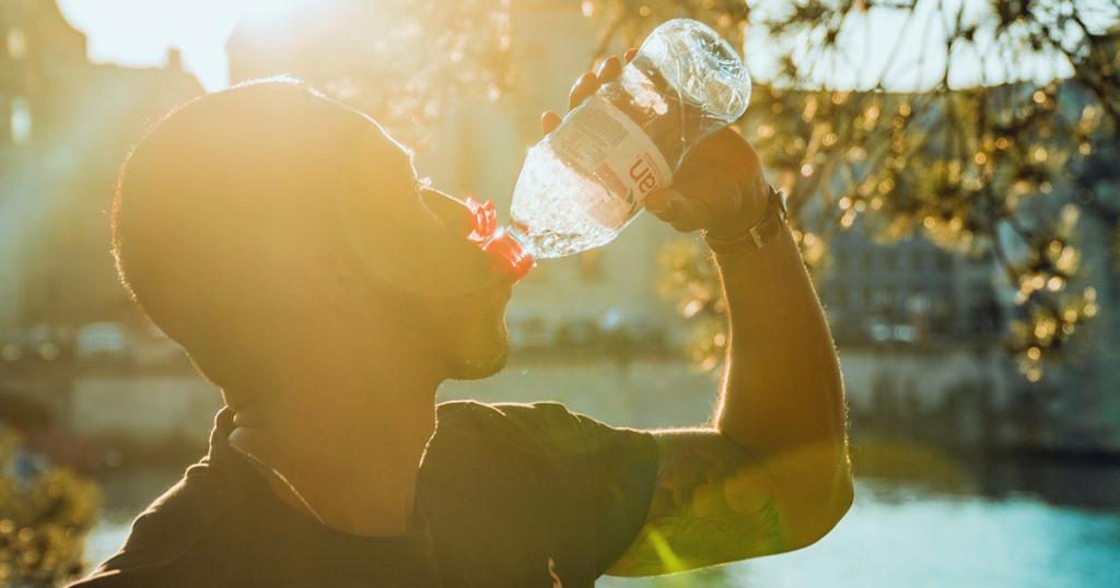 wasser für sportler